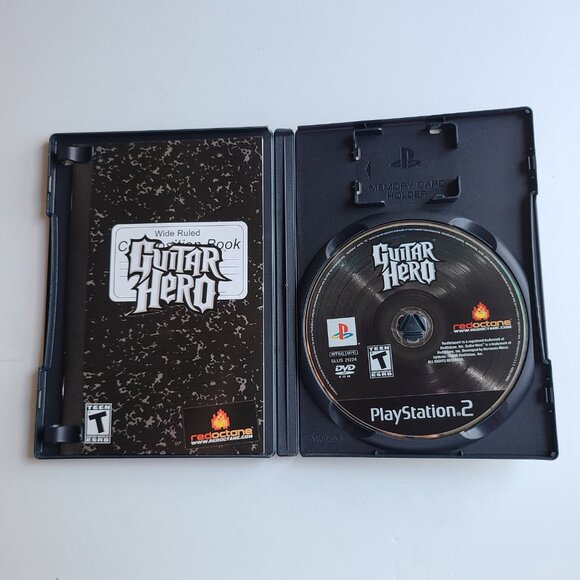 Playstation 2 PS2 Guitar Hero Game Rated T 2005 Red Octane Harmonix 1483 - Picture 3 of 3